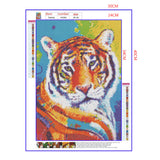 Full Diamond Painting kit - Watercolor tiger