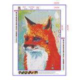 Full Diamond Painting kit - Watercolor fox
