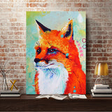 Full Diamond Painting kit - Watercolor fox