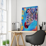 Full Diamond Painting kit - Zebra head