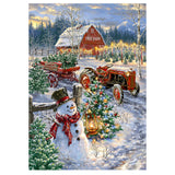 Full Diamond Painting kit - Christmas in the countryside