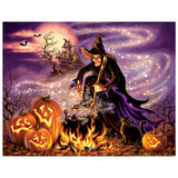 Full Diamond Painting kit - Witch making medicine