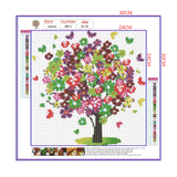 Full Diamond Painting kit - Flower tree