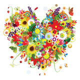 Full Diamond Painting kit - Flower heart