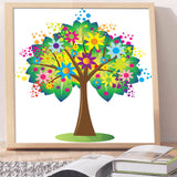 Full Diamond Painting kit - Flower tree