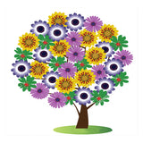 Full Diamond Painting kit - Flower tree