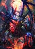 Full Diamond Painting kit - Flame dragon