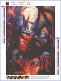 Full Diamond Painting kit - Flame dragon