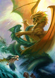 Full Diamond Painting kit - Raging dragon