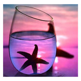 Full Diamond Painting kit - The reflection of the starfish in the glass