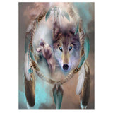 Full Large Diamond Painting kit - Northwestern wolves