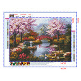 Full Diamond Painting kit - Beautiful view of spring garden