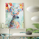 Full Diamond Painting kit - Watercolor deer