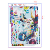 Full Diamond Painting kit - Watercolor deer