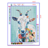 Full Diamond Painting kit - Watercolor sheep