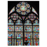 Full Diamond Painting kit - Stained glass windows of Cath¨¦drale Notre Dame de Paris