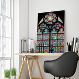 Full Diamond Painting kit - Stained glass windows of Cath¨¦drale Notre Dame de Paris