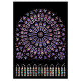 Full Diamond Painting kit - Stained glass windows of Cath¨¦drale Notre Dame de Paris