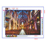 Full Diamond Painting kit - Interior view of Cath¨¦drale Notre Dame de Paris