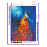 Full Diamond Painting kit - Phoenix Nirvana Rebirth Girl