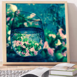 Full Diamond Painting kit - The reflection of the pond in the glass