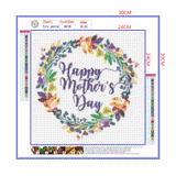 Full Diamond Painting kit - Happy Mothers' Day