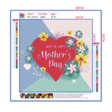 Full Diamond Painting kit - Happy Mothers' Day