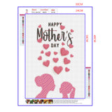 Full Diamond Painting kit - Happy Mothers' Day