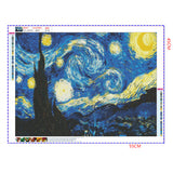 Full Large Diamond Painting kit - Van Gogh Starry Night