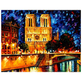 Full Diamond Painting kit - Nice view of Notre Dame Cathedral