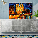 Full Diamond Painting kit - Nice view of Notre Dame Cathedral