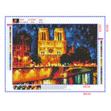 Full Diamond Painting kit - Nice view of Notre Dame Cathedral