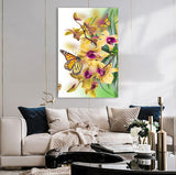 Full Diamond Painting kit - Butterflies and flowers