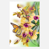 Full Diamond Painting kit - Butterflies and flowers