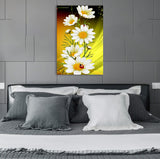 Full Diamond Painting kit - White chrysanthemum