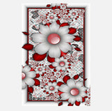 Full Diamond Painting kit - Red and white flowers