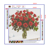 Full Diamond Painting kit - Red roses