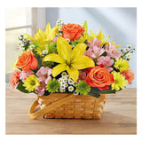 Full Diamond Painting kit - Beautiful flowers on flower basket