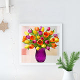 Full Diamond Painting kit - Beautiful tulip flower