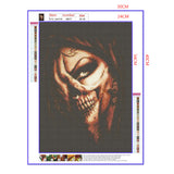 Full Diamond Painting kit - Beautiful skeleton woman