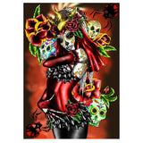 Full Diamond Painting kit - Beautiful skeleton woman