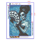 Full Diamond Painting kit - Beautiful skeleton woman