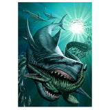 Full Diamond Painting kit - Big shark