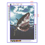 Full Diamond Painting kit - Big shark