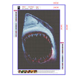 Full Diamond Painting kit - Big shark