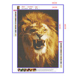 Full Diamond Painting kit - Lion head