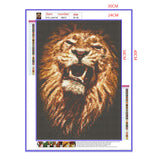 Full Diamond Painting kit - Lion head