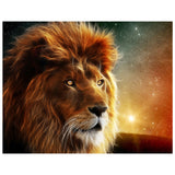 Full Diamond Painting kit - Lion