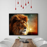 Full Diamond Painting kit - Lion