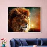 Full Diamond Painting kit - Lion